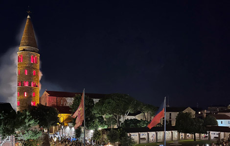 Burning the Bell Tower in Caorle